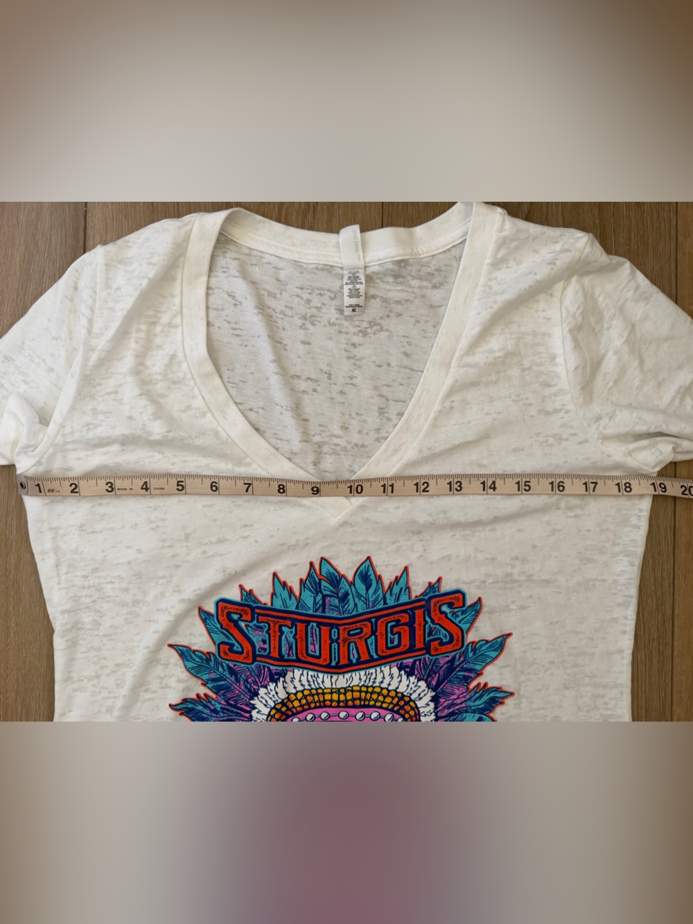 STURGIS 80th Anniversary Motorcycle Rally 2020 Burnout Tee EUC - Picture 3 of 6
